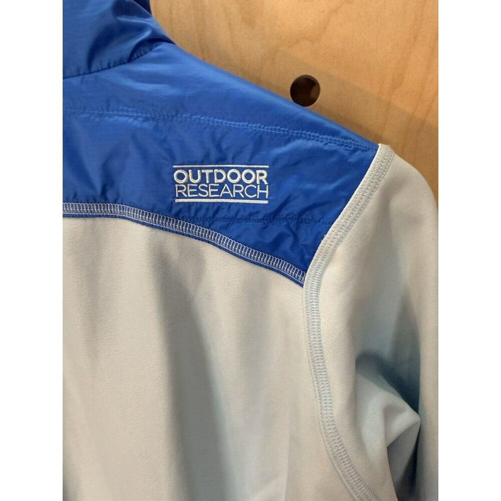 Outdoor Research Acetylene Hybrid Lightweight Blue Puffer Jacket Full Zip Medium - Picture 10 of 16